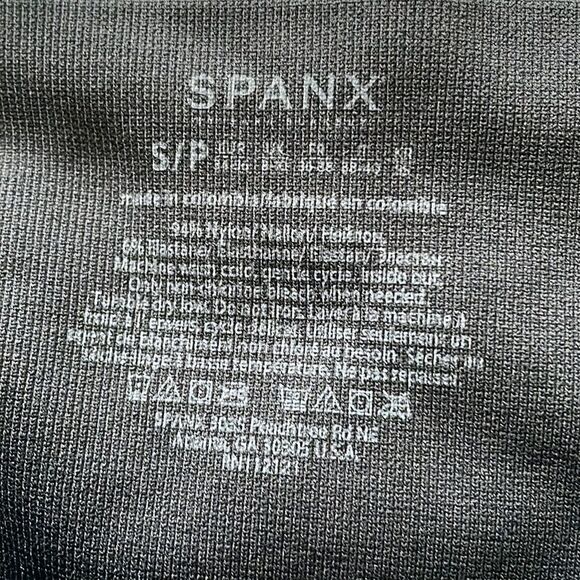 Spanx Look At Me Now Black Camouflage Leggings Women’s Sz Small (FL3515) - Picture 9 of 10